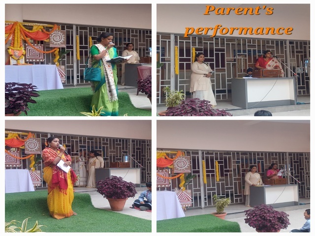 Parents' performance at the annual concert