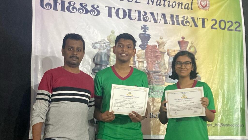 ACHIEVEMENT OF THE STUDENTS IN CISCE CHESS TOURNAMENT AT AMRITSAR