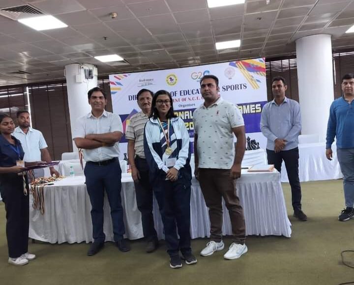 GOLD MEDAL IN CHESS TOURNAMENT ORGANISED BY MINISTRY OF SPORTS,NEW DELHI