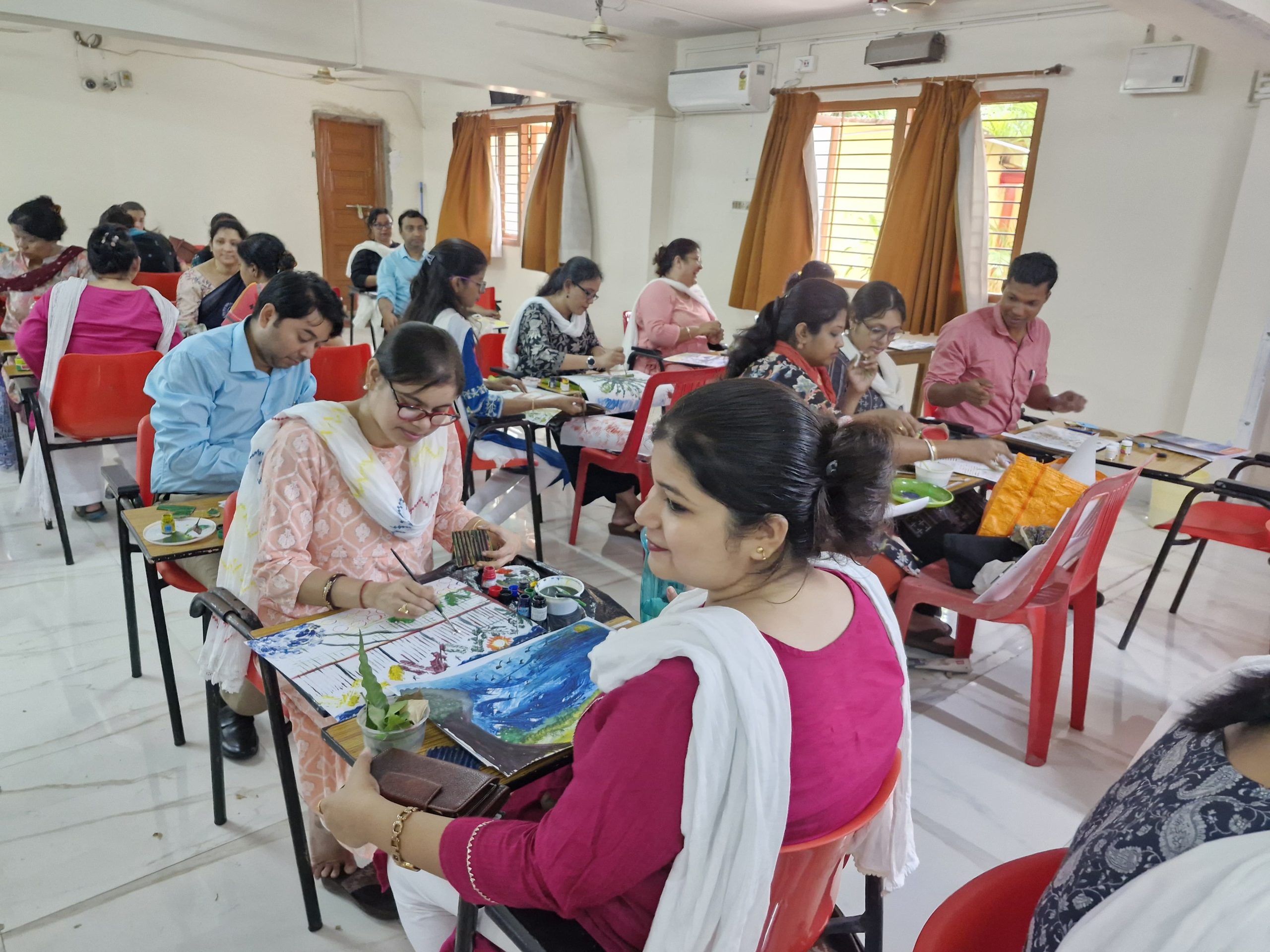 IN HOUSE ART WORKSHOP ORGANISED BY THE ART DEPARTMENT