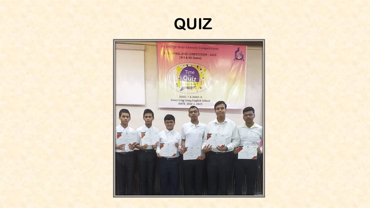 ACHIEVEMENT OF THE STUDENTS IN Fr.GEORGE HESS MEMORIAL ASISC ZONAL LITERARY COMPETITIONS 2025