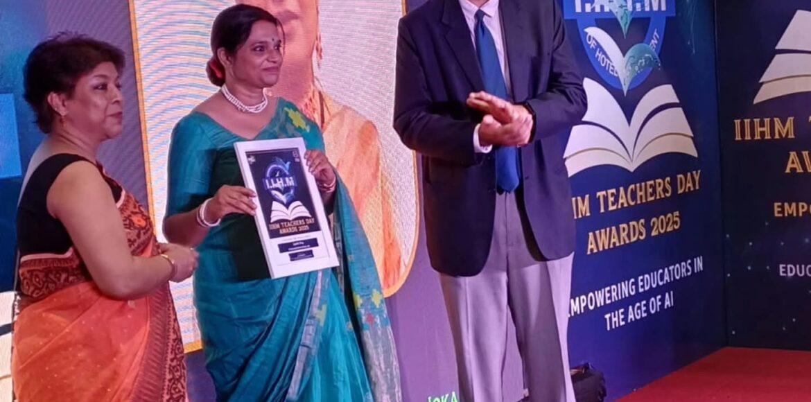 ACHIEVEMENT IN IIHM TEACHERS’ DAY AWARDS 2025