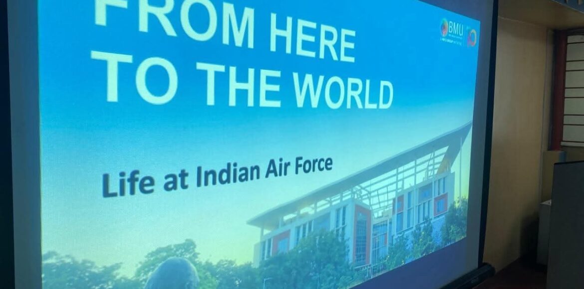 SEMINAR ON “LIFE IN DEFENCE” BY RETD. FLT. LT. NITIN PC AGARWAL