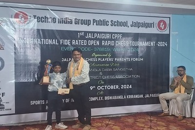 CHAMPION IN OPEN RAPID CHESS TOURNAMENT(2024)
