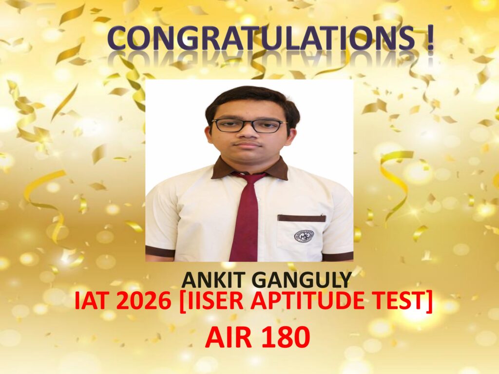 ANKIT GANGULY IAT 2026[IISER APTITUDE TEST]AIR 180